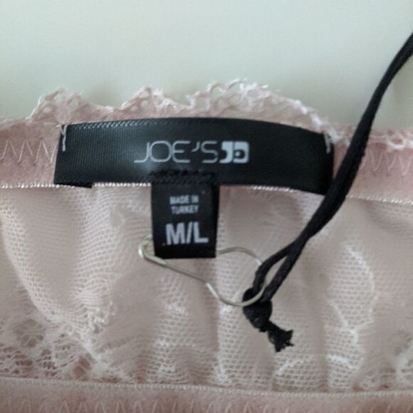 Joe's Jeans Lace Bralette Bandeau Pastel Pink M/L - Picture 6 of 6